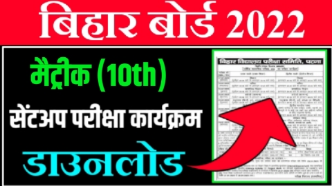 10th sentup exam time table 2022