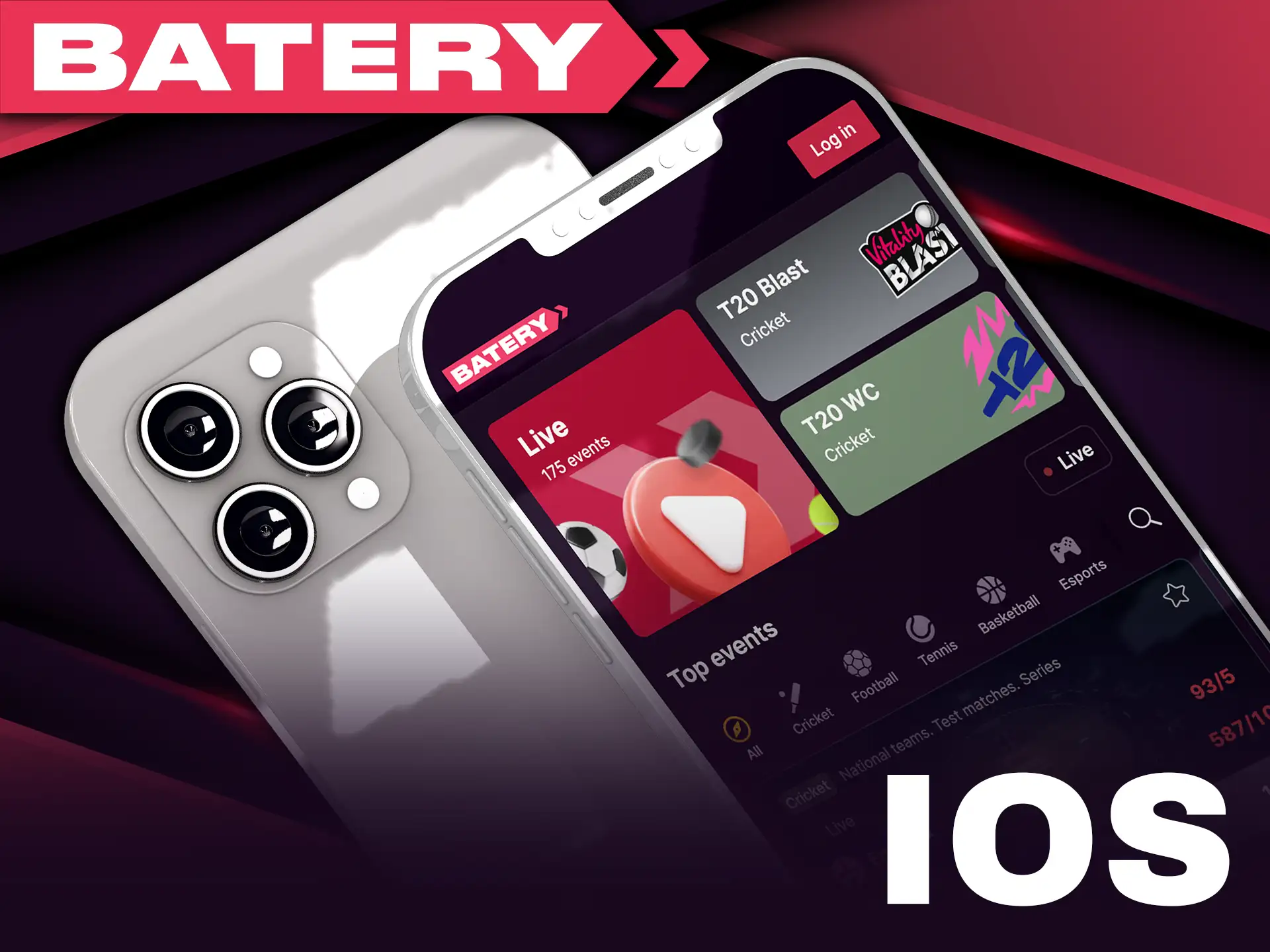 Install the Batery app on iOS and enjoy mobile gaming.