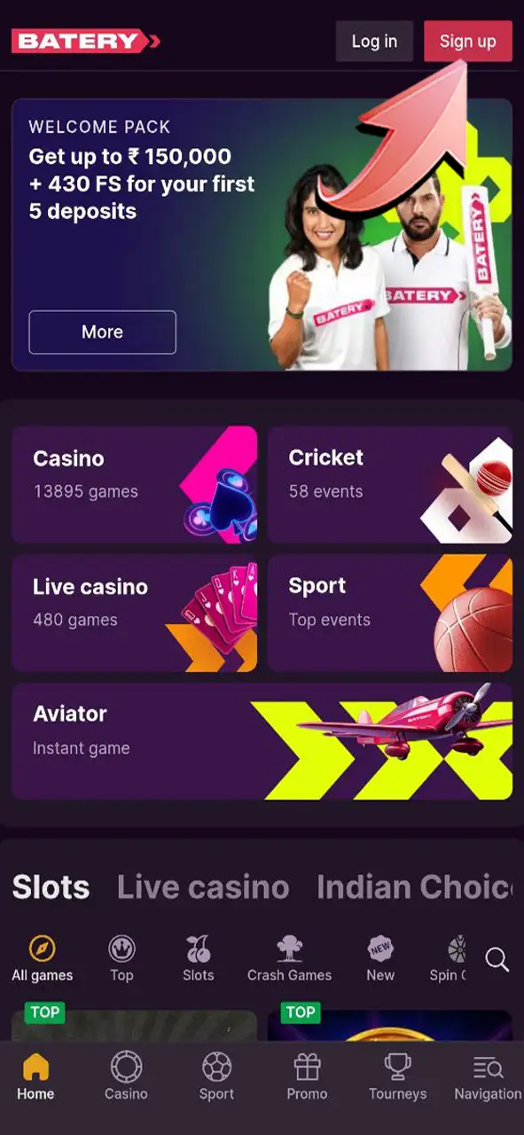 Open the registration form and join Batery in seconds.