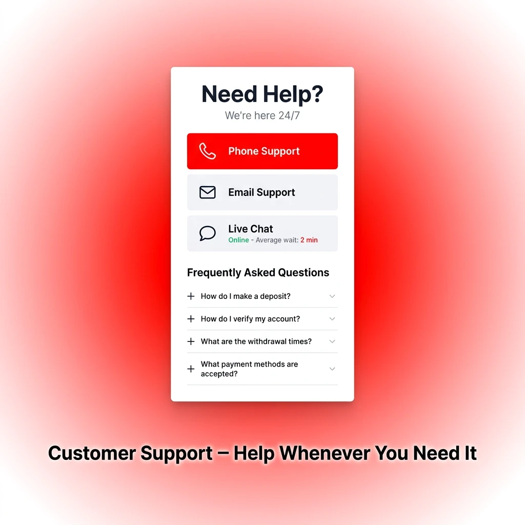 Customer Support – Help Whenever You Need It