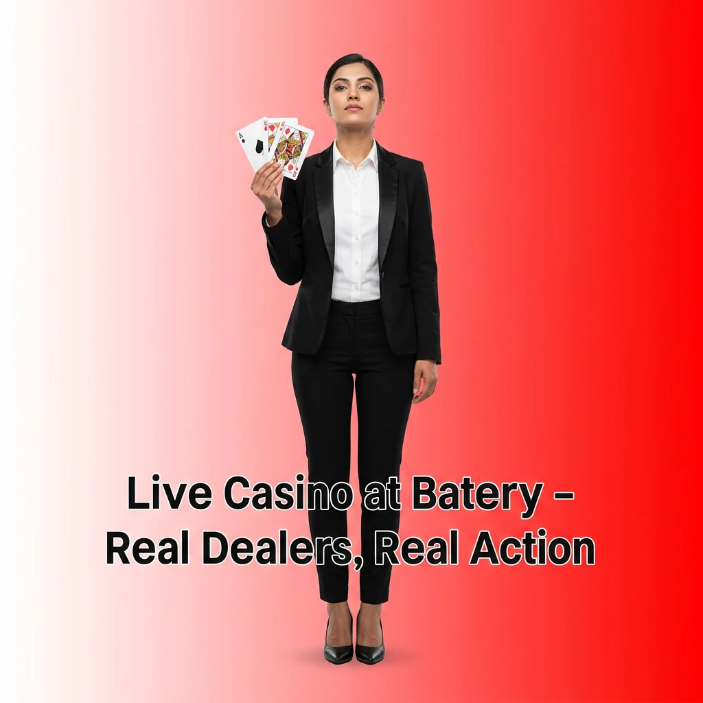 Live Casino at Batery – Real Dealers, Real Action