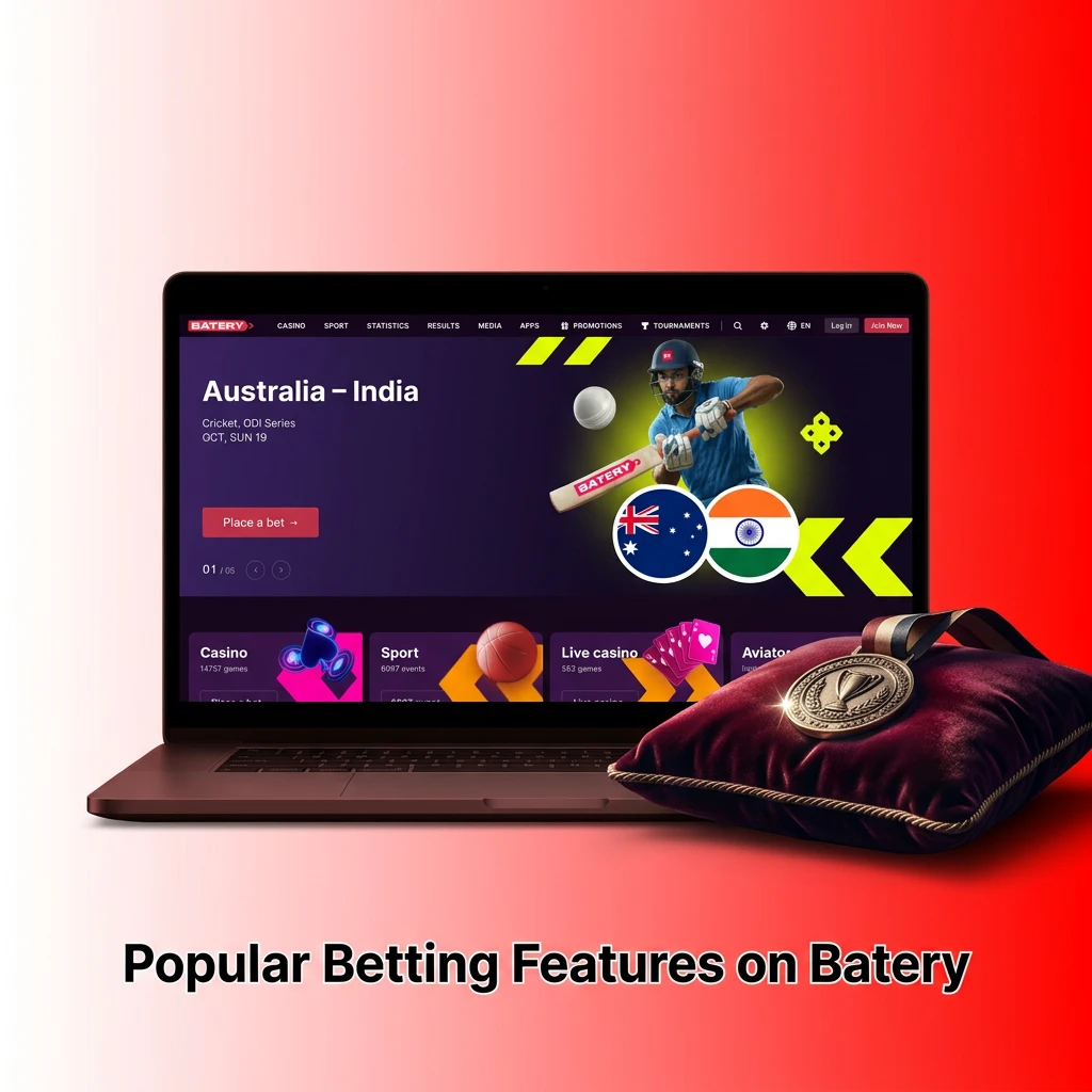 Popular Betting Features on Batery